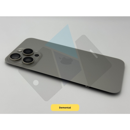 Tylne szkło Iphone 15 Pro Max Demontaż GRADE A+ Programowalne